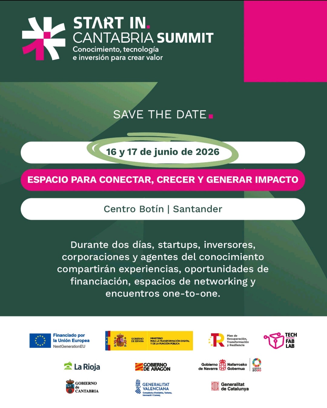 Apoyo de FiDBAN al Startin Cantabria Summit