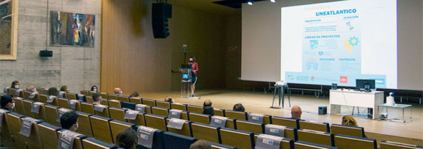 Acto de presentación de la Incubadora Universitaria UNEATLANTICO