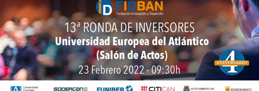 Tres nuevos proyectos empresariales acuden a la 13ª Ronda de inversores de FIDBAN 
