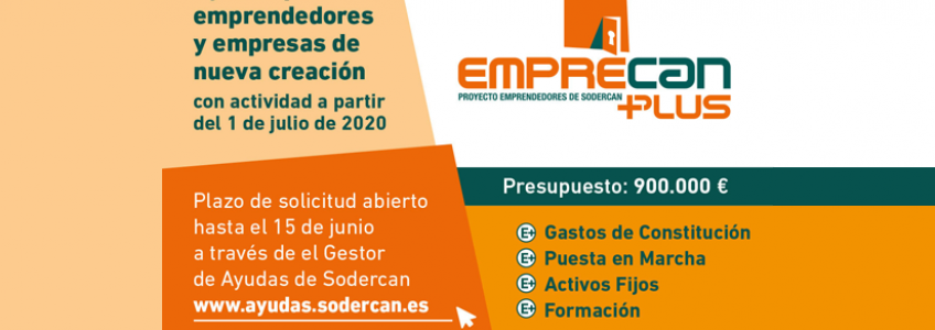 SODERCAN, patrono de FIDBAN, convoca las ayudas para emprendedores