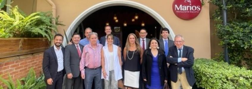 Los asistentes a la presentación de FIDBAN a instituciones y empresarios guatemaltecos