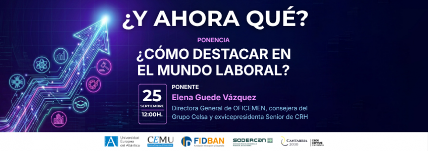 FIDBAN participa en el programa de charlas «¿Y Ahora Qué?» con la intervención de Elena Guede Vázquez, Directora General de OFICEMEN
