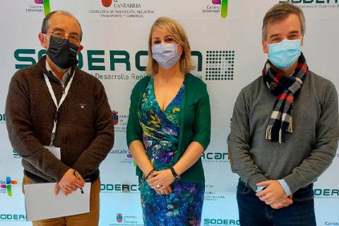 El consejero delegado de Sodercan recibe el informe sobre actividad emprendedora en Cantabria que creció un 15% antes de la pandemia
