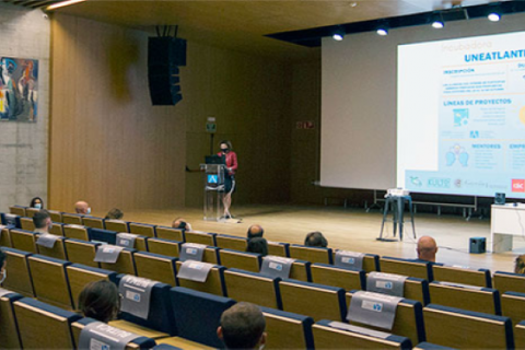 Acto de presentación de la Incubadora Universitaria UNEATLANTICO