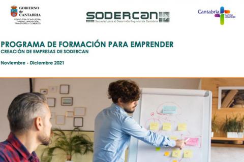 Plan para formación de emprendedores de SODERCAN, patrono de FIDBAN