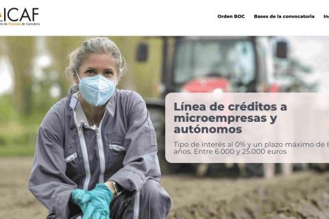 El ICAF lanza un programa de microcréditos para emprendedores radicados en Cantabria