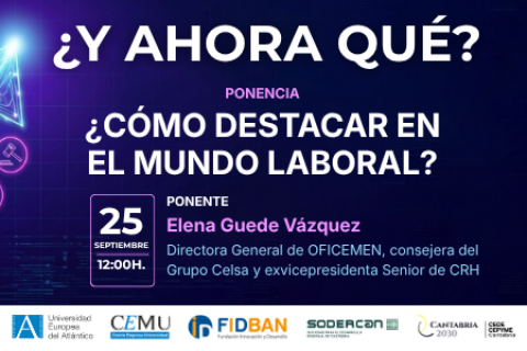 FIDBAN participa en el programa de charlas «¿Y Ahora Qué?» con la intervención de Elena Guede Vázquez, Directora General de OFICEMEN