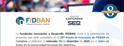 Invitación 25ª Ronda de Inversores de FIDBAN